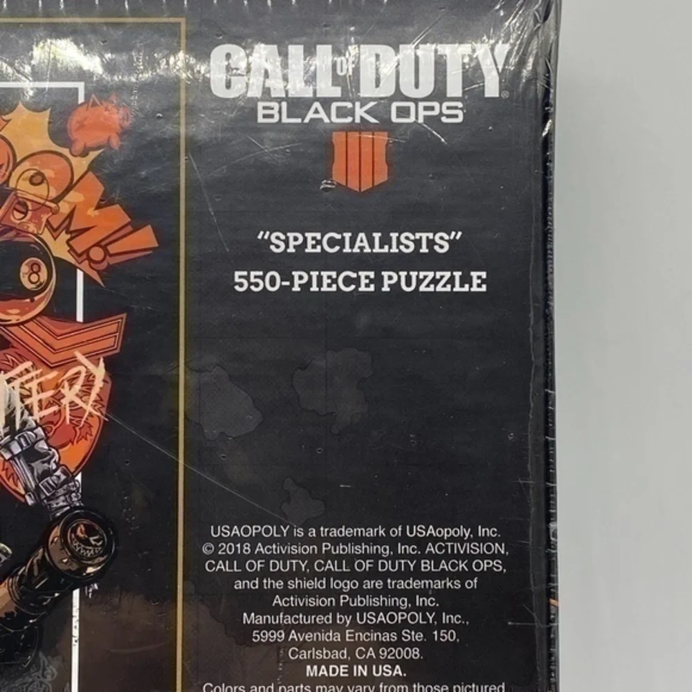 Call of Duty Black OPS Puzzle 550 Pieces NIB